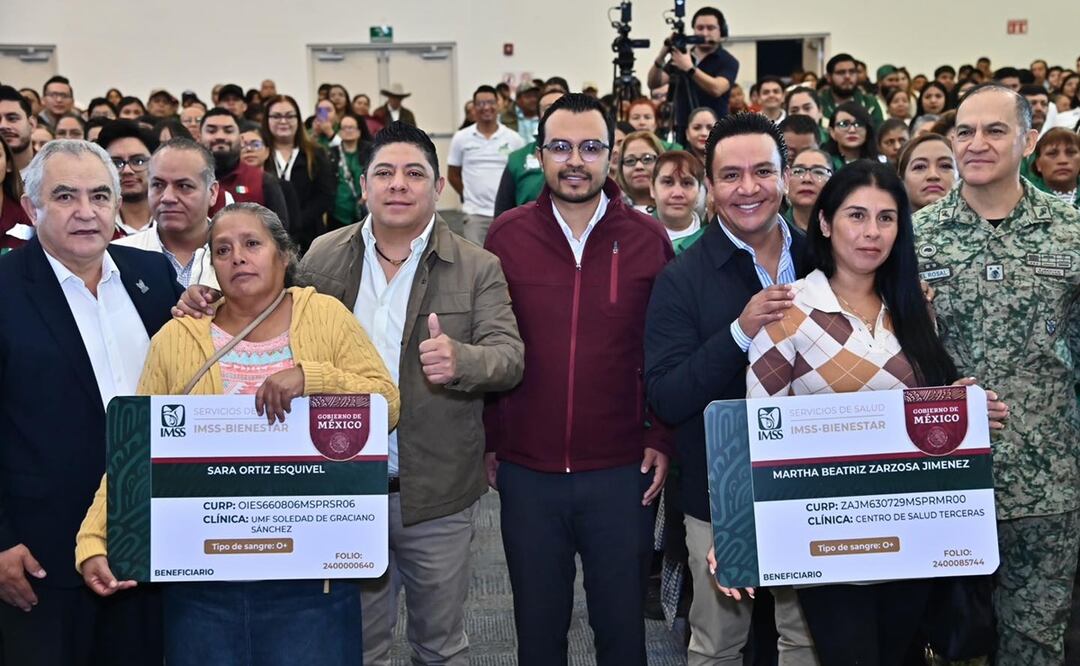 IMSS-Bienestar. Los 23 estados de México en los que el programa está vigente. Foto: X-@IMSS_BIENESTAR