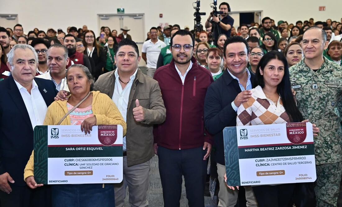 IMSS-Bienestar. Los 23 estados de México en los que el programa está vigente. Foto: X-@IMSS_BIENESTAR
