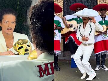 Bruno Mars se viste de luchador y cumple su "sueño de infancia” tras su gira en México. VIDEO