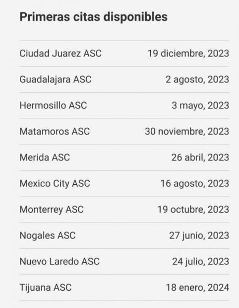 ¿Hay citas? Fechas más cercanas para tramitar la visa americana de turista 