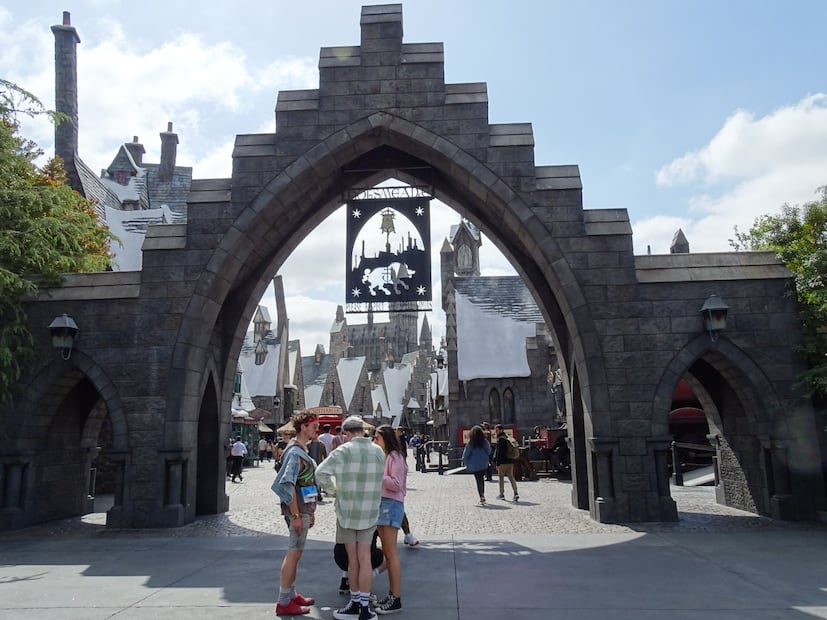 El parque de Universal en California tiene una zona dedicada al mundo de Harry Potter. Foto: Pamela Benítez/Vive USA
