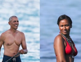 Así vacaciona Barack Obama con sus hijas en el paraíso de Hawái