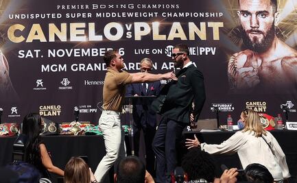 “No hables de mi mamá”; Canelo responde a Plant con golpes (video)