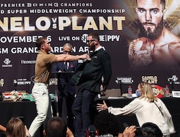 “No hables de mi mamá”; Canelo responde a Plant con golpes (video)