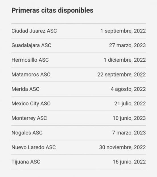 ¿Hay citas para tramitar la visa americana? Aquí las fechas disponibles 