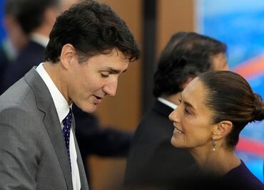 Sheinbaum asegura que Trudeau "no está de acuerdo" en sacar a México del T-MEC