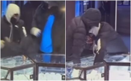 Como relámpagos; ladrones roban $2 millones de dólares en joyería en segundos