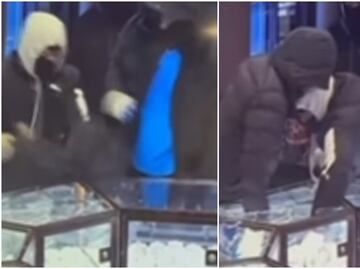 Como relámpagos; ladrones roban $2 millones de dólares en joyería en segundos