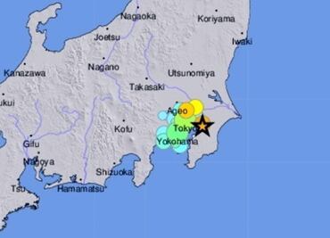 Imágenes del terremoto de 6.1 que sacudió a Japón