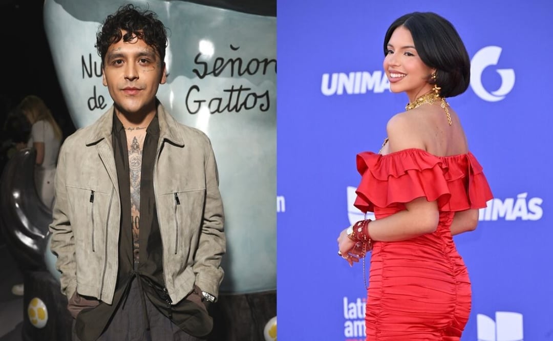 Ángela Aguilar comparte romántico video en los hombros de Christian Nodal; “Mi marido”, dice Foto: Vianney Le Caer/AP/Robyn BECK /AFP