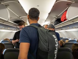 ¡Pelea a bordo! Pasajera muerde a un auxiliar de vuelo en pleno viaje de United Airlines. VIDEO