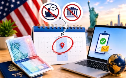 Fechas para RENOVAR la visa americana sin entrevista y sin ir al consulado en junio de 2026