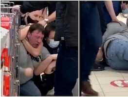 Empleados someten a cliente que se negó a usar cubrebocas en tienda de Canadá