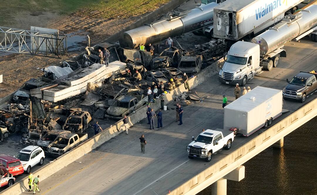 “Superniebla” ocasiona aparatosos accidentes con varios muertos en Louisiana. Foto: AP