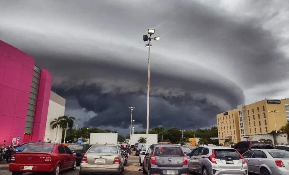 Imágenes impresionantes de la Tormenta Alberto que amenaza a México. VIDEOS. Foto: Tomada de Twitter