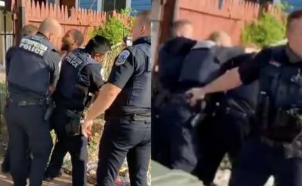 Suspenden a policías por golpear a afroamericano durante arresto
