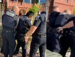 Suspenden a policías por golpear a afroamericano durante arresto
