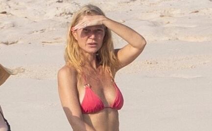 Gwyneth Paltrow disfruta de las playas de México con diminuto bikini y deslumbra
