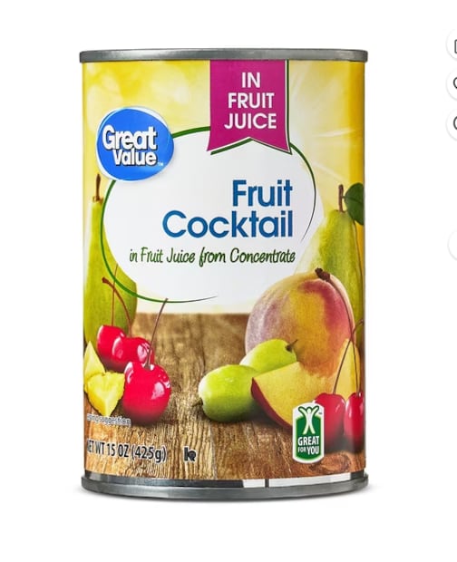 Walmart retira 44 mil latas de fruta Great Value por posible contaminación con plomo: revisa si tienes una. Foto: Walmart