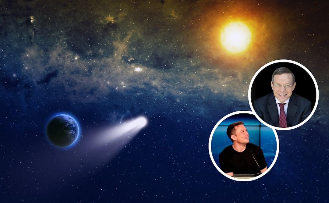 3I/ATLAS. Experto de Harvard duda que Musk sea el “primer emprendedor espacial”; afirma que los extraterrestres lo hicieron primero. Foto: Canva/Medium/AP
