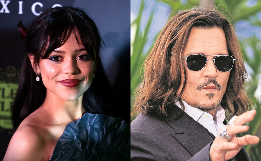 ¿Jenna Ortega en romance con Johnny Depp? Esto contestó la actriz de 21 años. Foto: Valery HACHE/AFP/EFE/José Méndez