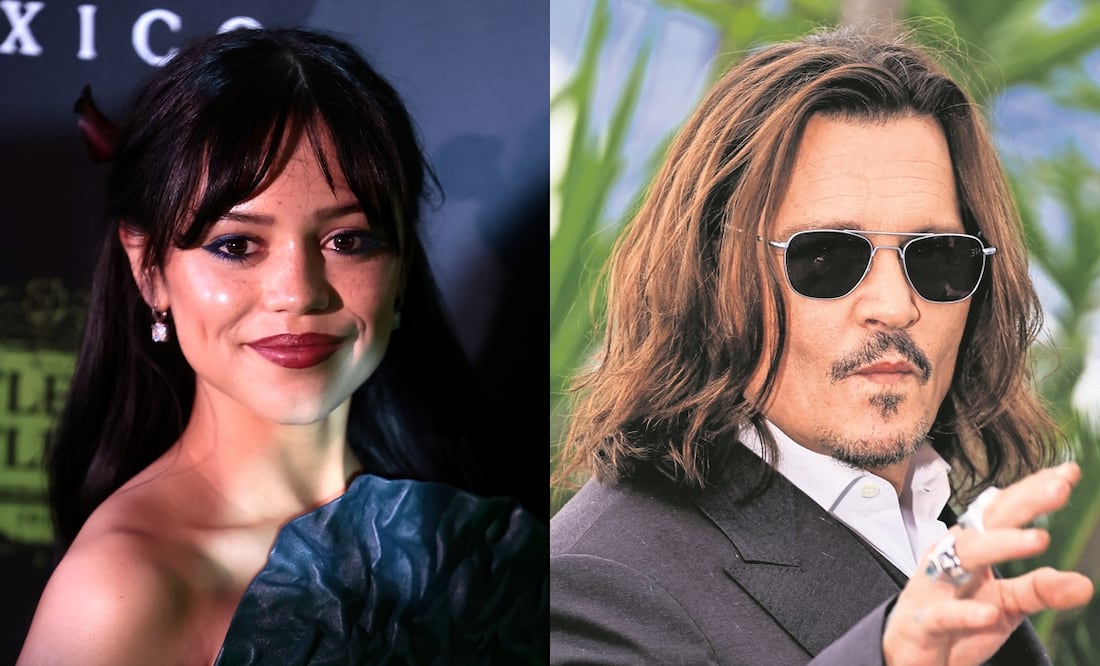 ¿Jenna Ortega en romance con Johnny Depp? Esto contestó la actriz de 21 años. Foto: Valery HACHE/AFP/EFE/José Méndez