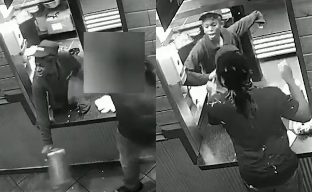 Empleada de restaurante ‘enloquece’ y lanza aceite caliente a clientes. Foto: Tomada de YouTube WPBF 25 News