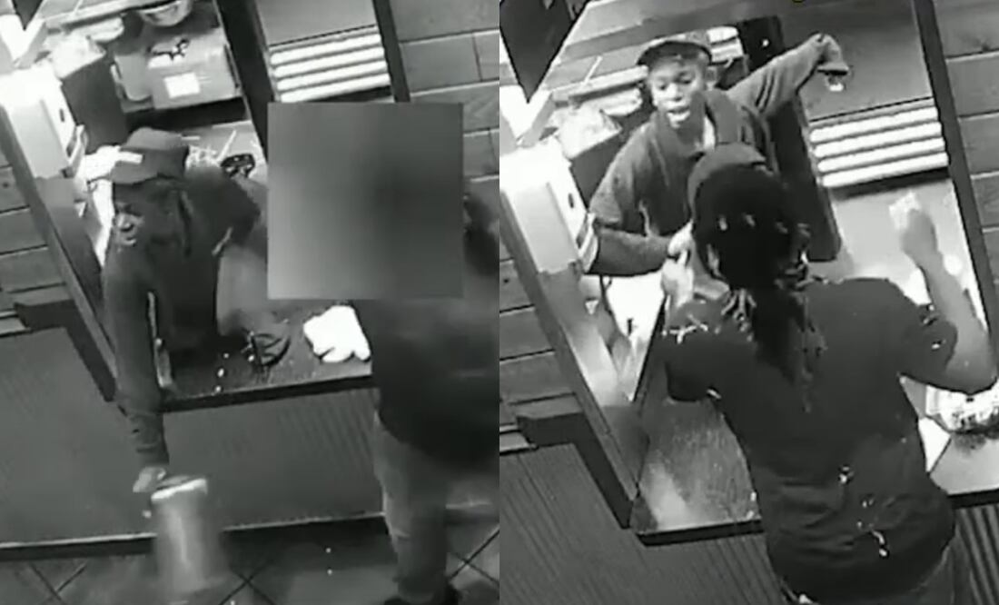 Empleada de restaurante ‘enloquece’ y lanza aceite caliente a clientes. Foto: Tomada de YouTube WPBF 25 News