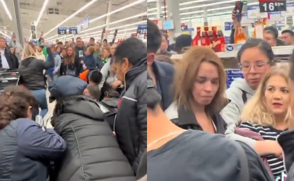 Surge 'Lady Pavo': Mujer arma zafarrancho en Walmart por meterse a la fila y se vuelve viral. VIDEO
