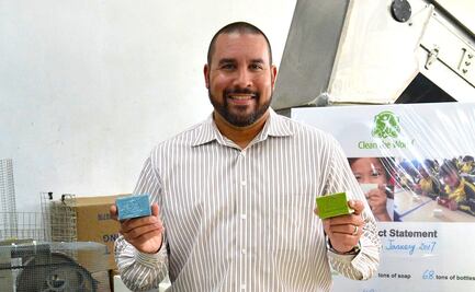 ¿Qué pasa con los jabones de hotel tras usarlos? Este hombre ayuda a niños