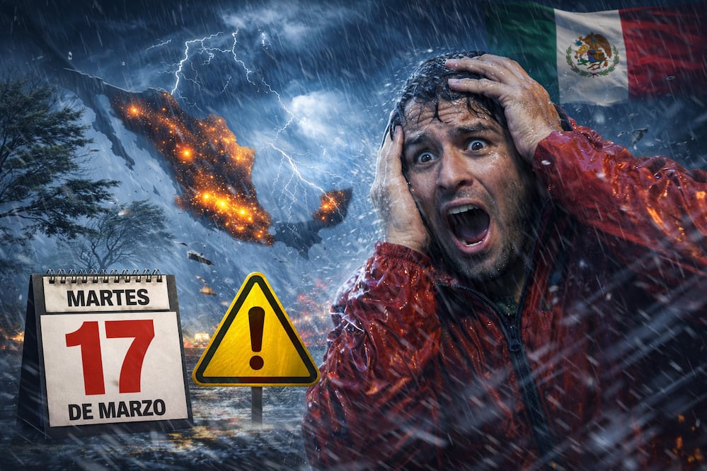 Lluvias, tormentas eléctricas y granizo en CDMX y Edomex hoy 17 de marzo: zonas afectadas. Foto IA