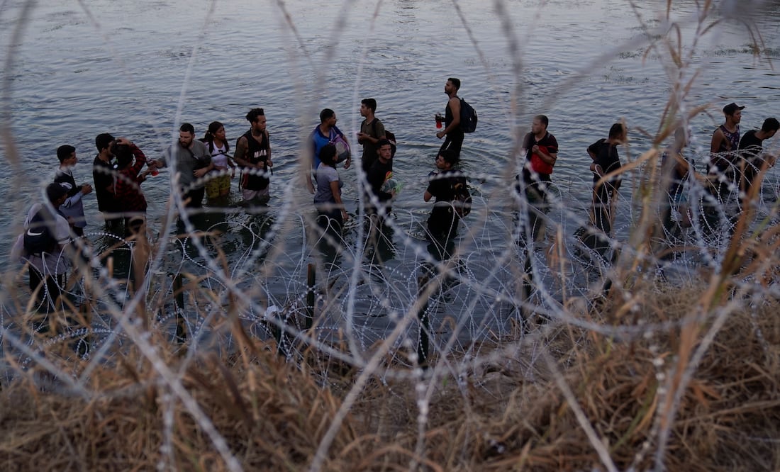 Migración en México se cuadruplica: de 309 mil en 2021 a 1,23 millones en 2024, alerta Cepal. Foto: AP /Eric Gay