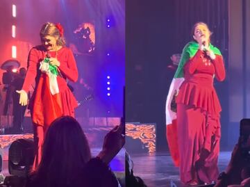 Yuridia defiende la bandera mexicana en concierto en Estados Unidos: “Que viva México, señores”