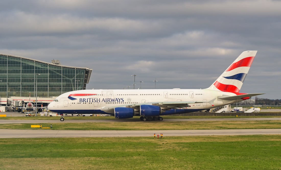British Airways cancela sus vuelos entre Londres y Tel Aviv hasta el miércoles. Foto: istock-Ceri Breeze