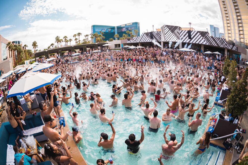Pool parties en Las Vegas. Crédito: Cortesía LVCVA