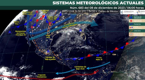 Clima para la CDMX y Edomex: Cielo nublado con probabilidad de lluvias (8 de diciembre)