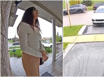 Impactante: Mujer atropella al dueño de un Porsche al intentar robar el auto. VIDEO