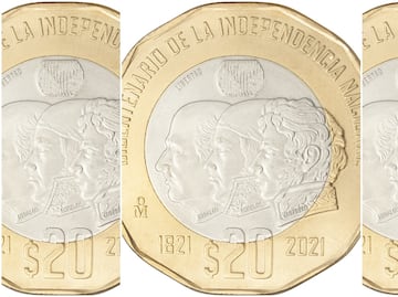 Pagan $4 millones de pesos por esta moneda conmemorativa de $20 con tres cabezas