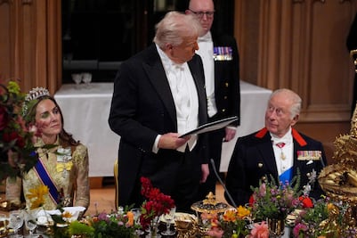 Carlos III elogia a Trump por su compromiso internacional y búsqueda de la paz en un histórico encuentro en Reino Unido