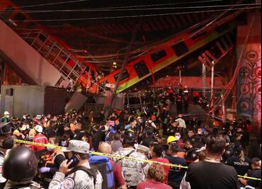 Suman 15 muertos y 70 heridos por accidente en L-12 del Metro