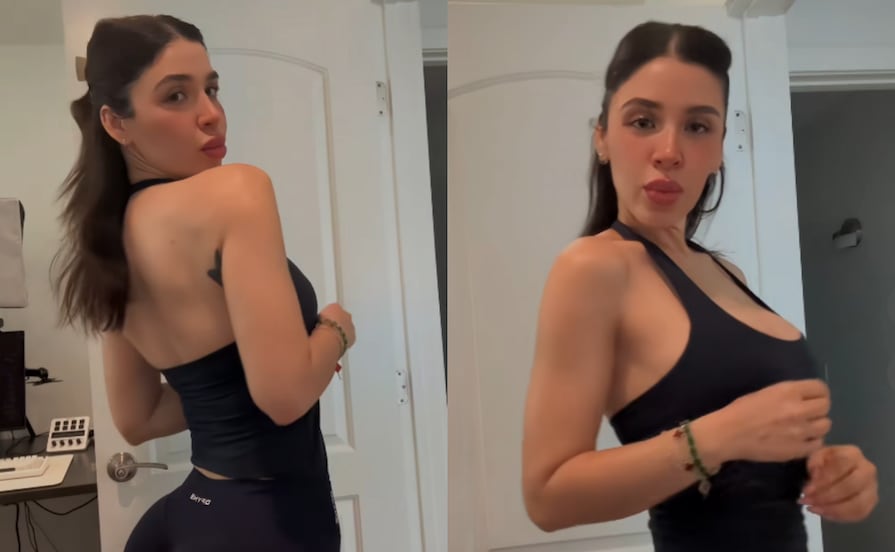 Emma Coronel luce sus curvas de infarto con look deportivo y conquista las redes 