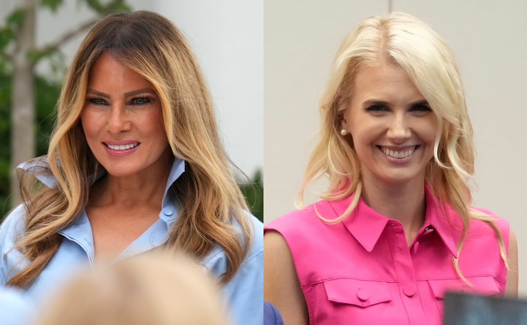 “Dejen los chismes”: Equipo Melania responde a los rumores sobre Natalie Harp y Donald Trump. Foto: AP