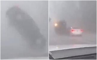 Video: Tornado en Carolina del Sur voltea y levanta un carro por el aire en mitad del huracán Idalia