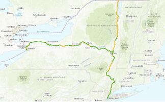 Empire State Trail, un sendero que conecta NY con Canadá