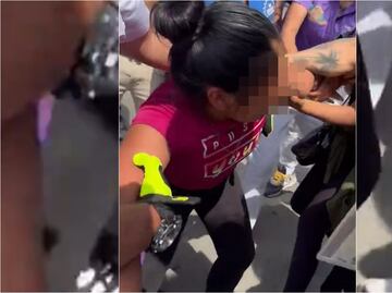 Policía intenta arrestar violentamente a niña migrante que vendía fruta en parque de Manhattan. VIDEO