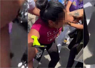 Policía intenta arrestar violentamente a niña migrante que vendía fruta en parque de Manhattan. VIDEO