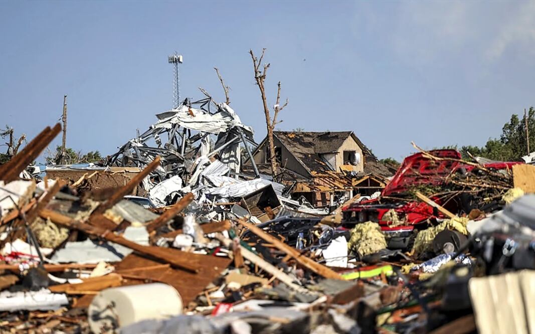 Emergencia en Texas: Tornado causa estragos en Perryton con tres muertos y numerosos heridos. Foto AP