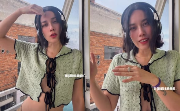 Esmeralda Camacho conquista con look braless y habla del “amor de su vida”... ¿Indirecta para Nodal? 