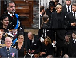 Reyes, príncipes y presidentes despiden a la reina Isabel II