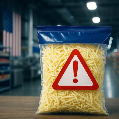 ¡Alerta! Queso rallado vendido en Walmart, Target y Aldi es retirado por posible metal — revisa tu refrigerador